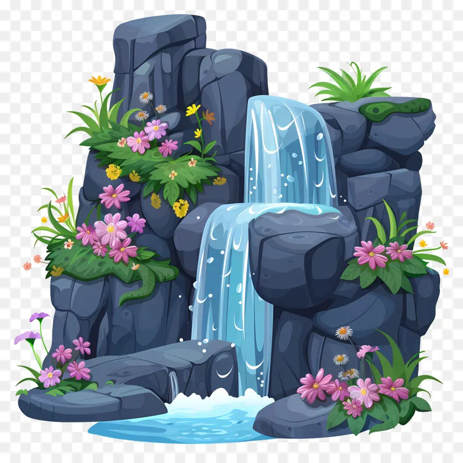 Cascade，Roches PNG