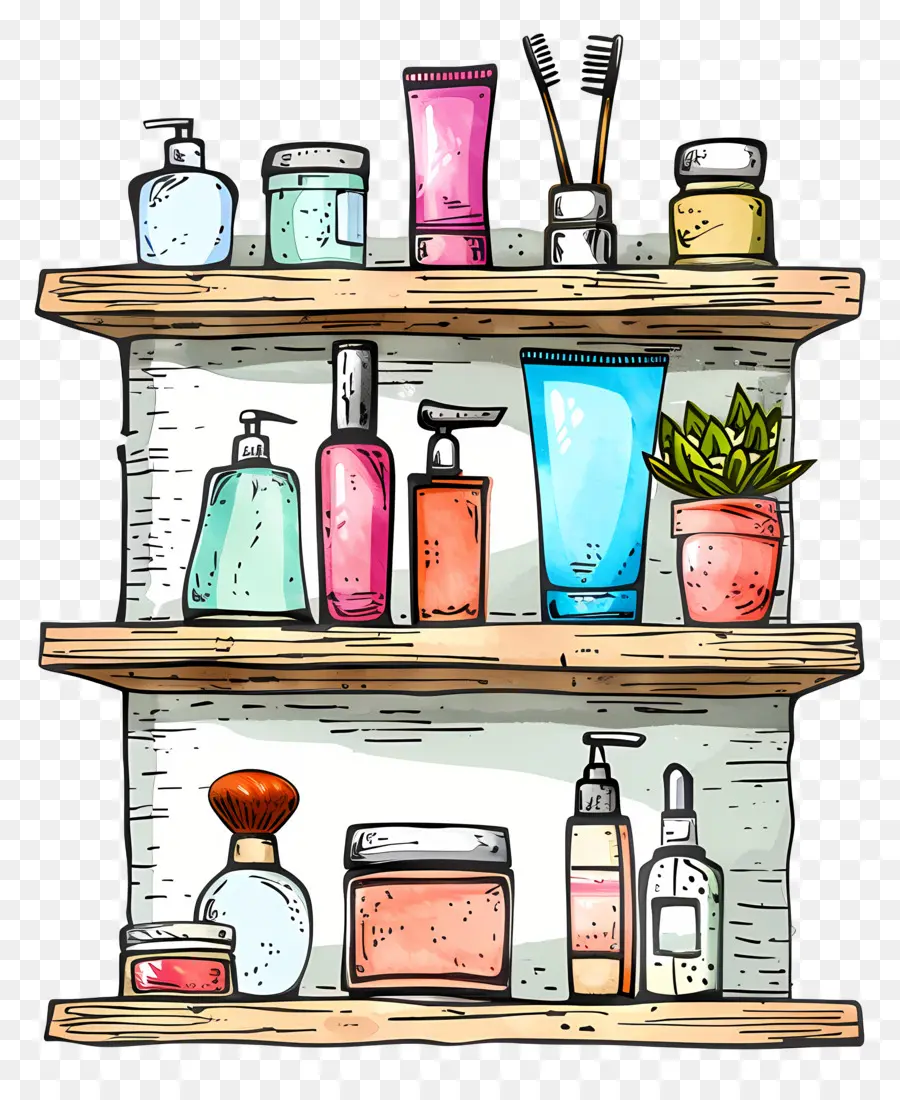 Trucs Cosmétiques，Des Articles De Toilette PNG