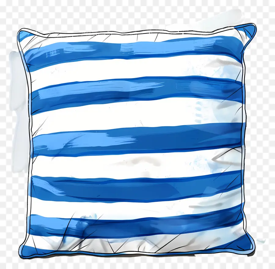 Coussin Carré，Rayé Oreiller PNG