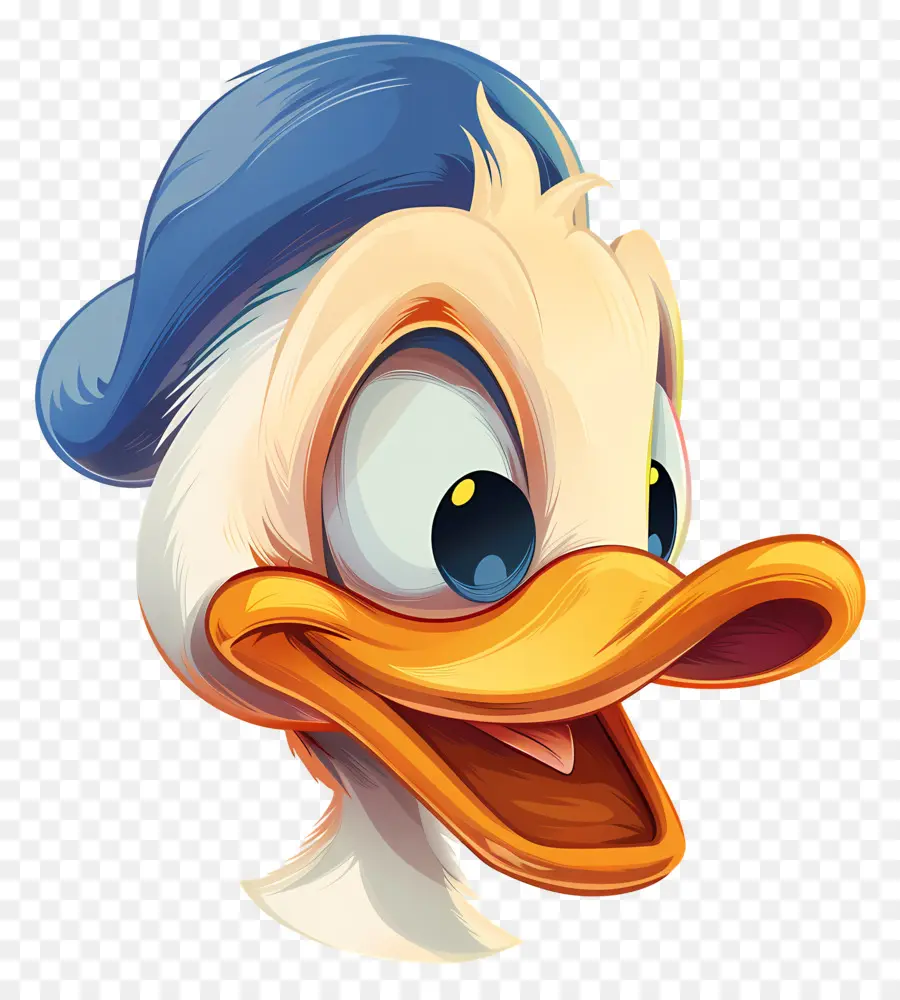 Donald Duck Tête，Bande Dessinée De Canard PNG