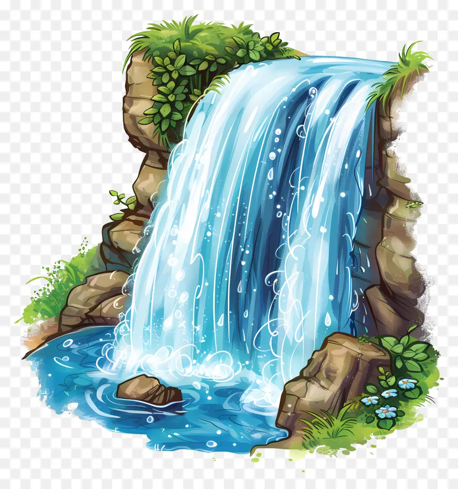 Cascade De Rivière，Cascade PNG