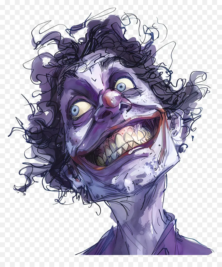 Joker，Clown Effrayant PNG