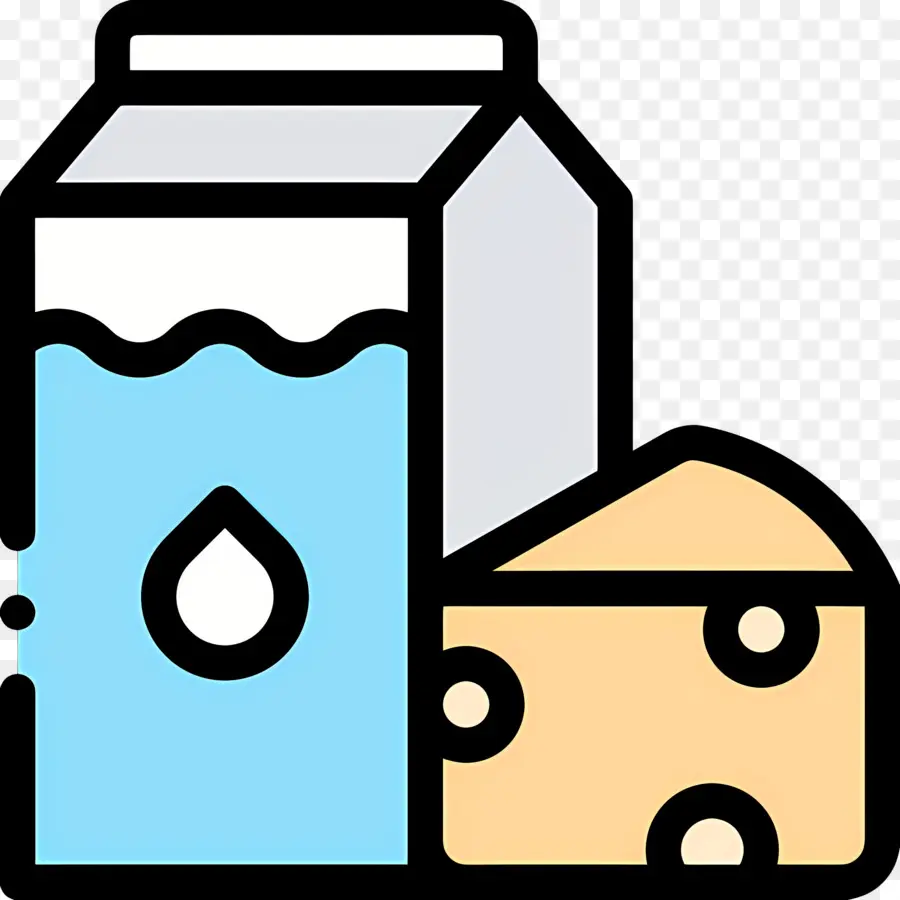 Lait Et Produits Laitiers，Lait Et Fromage PNG