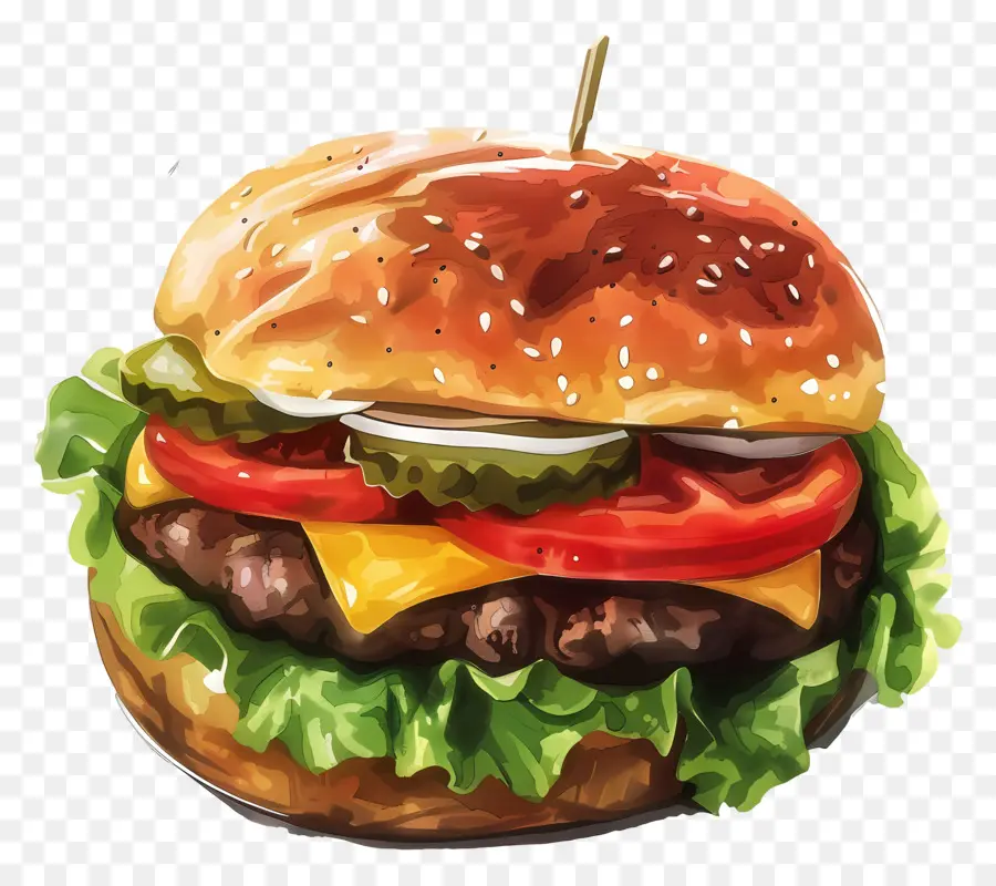 Hamburger，Cheeseburger PNG