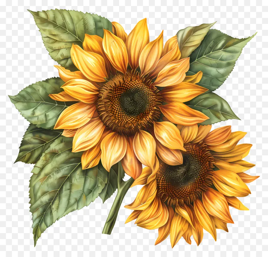 Bouquet De Tournesol，Tournesol PNG