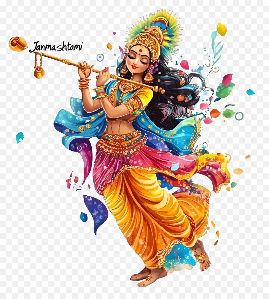 Janmashtami，Femme Janmashtami PNG