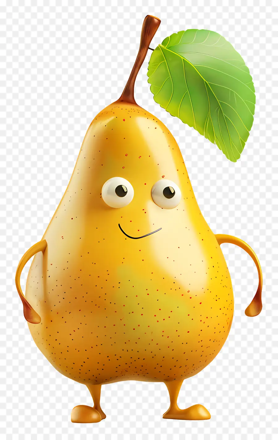 Poire，Personnage Mignon De Poire PNG