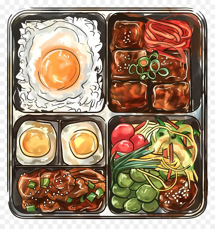 Bento，Bento Box PNG