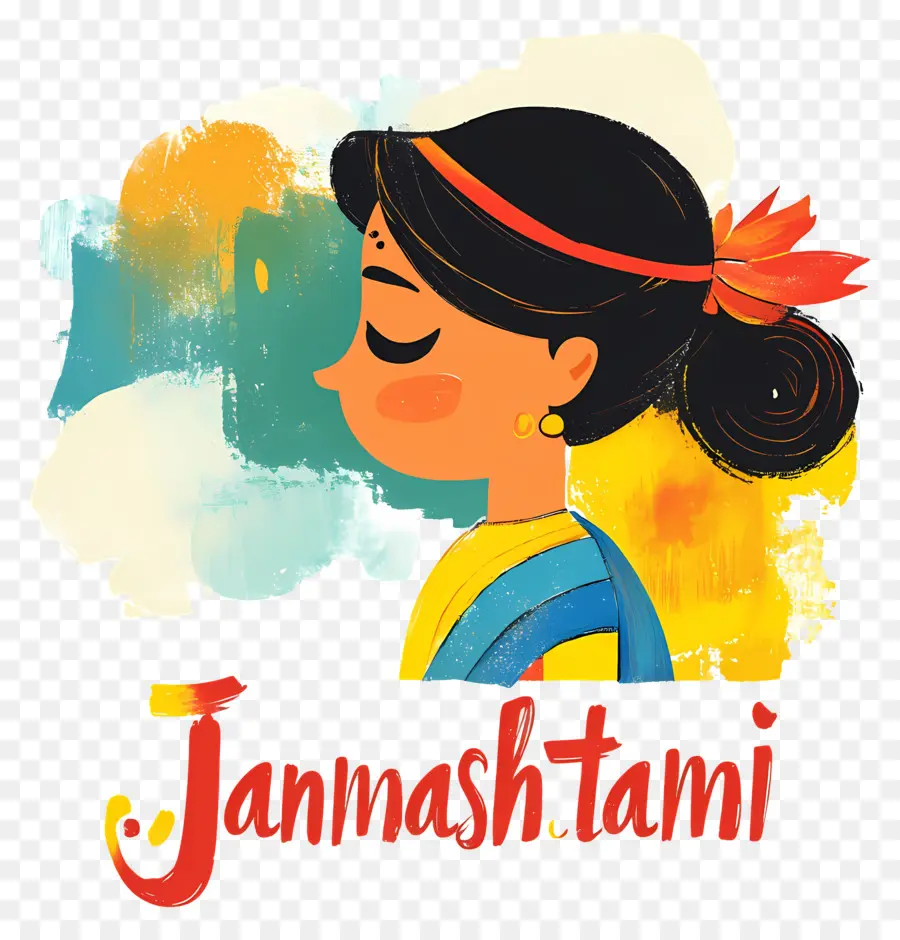 Janmashtami，Femme PNG