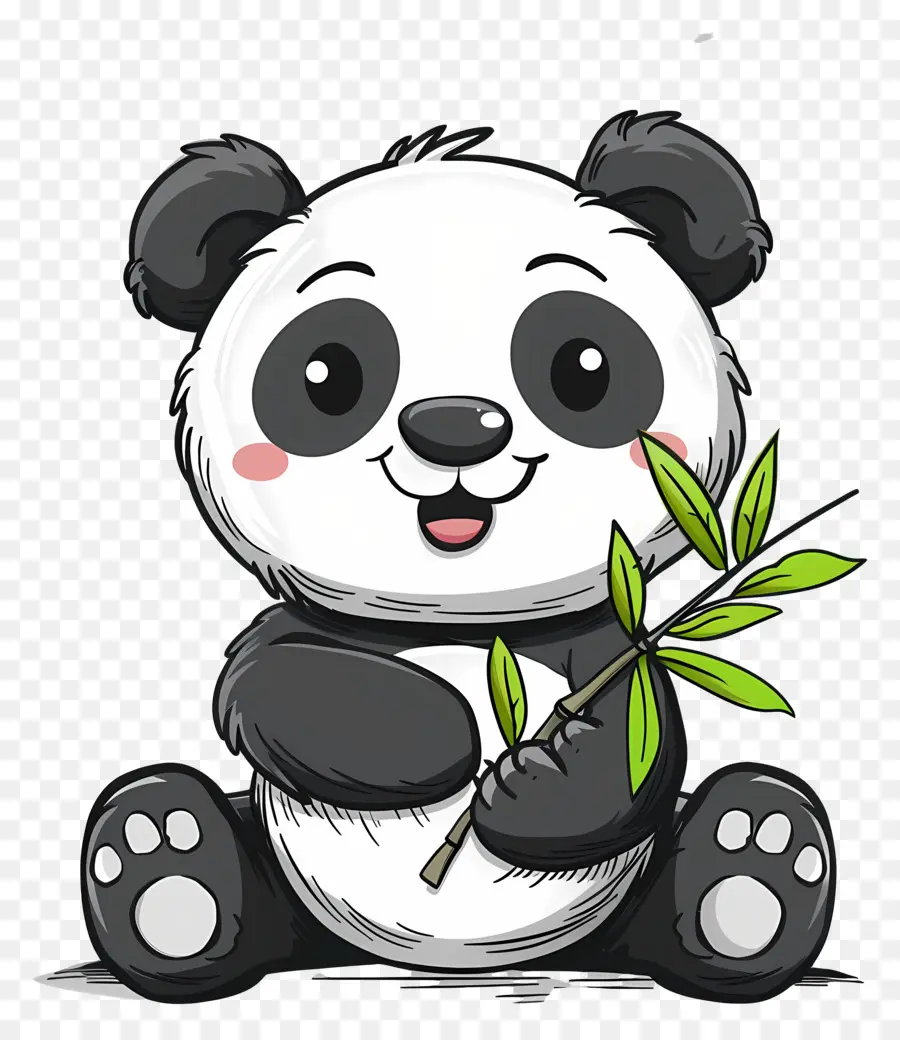 Panda De Dessin Animé，Panda PNG