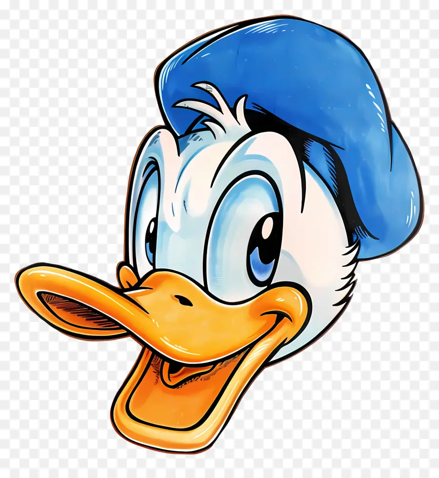 Tête De Canard Donald，Donald Canard PNG