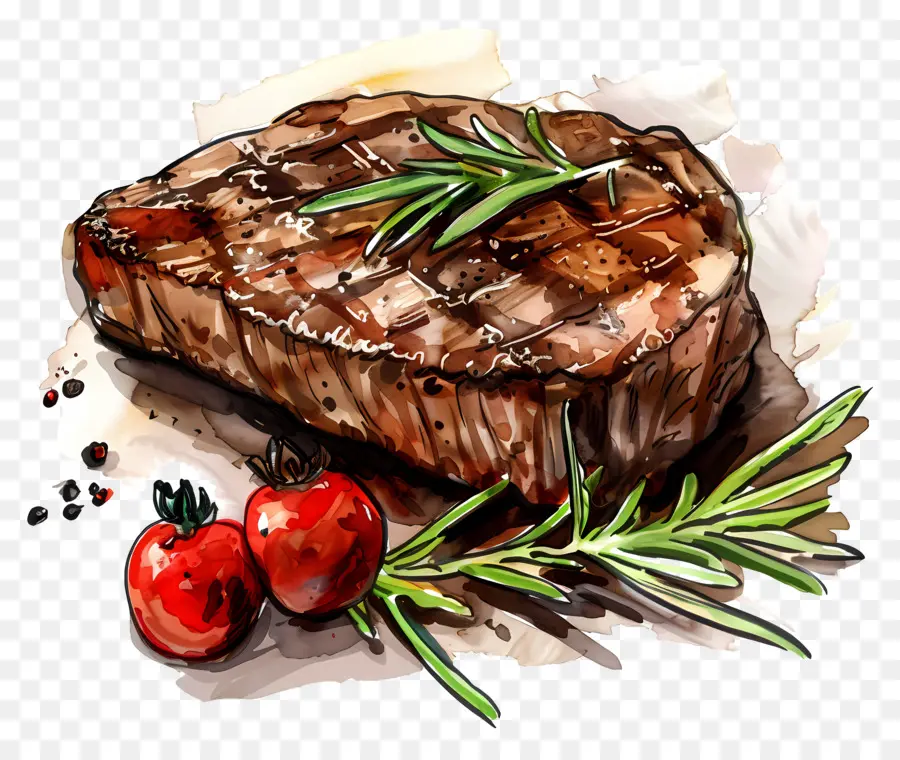 Steak，Steak Grillé PNG