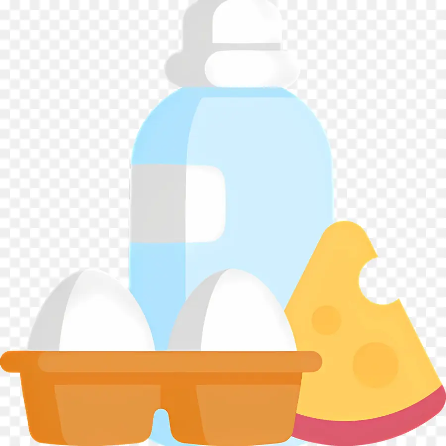 Lait Et Produits Laitiers，Oeufs Lait Et Fromage PNG