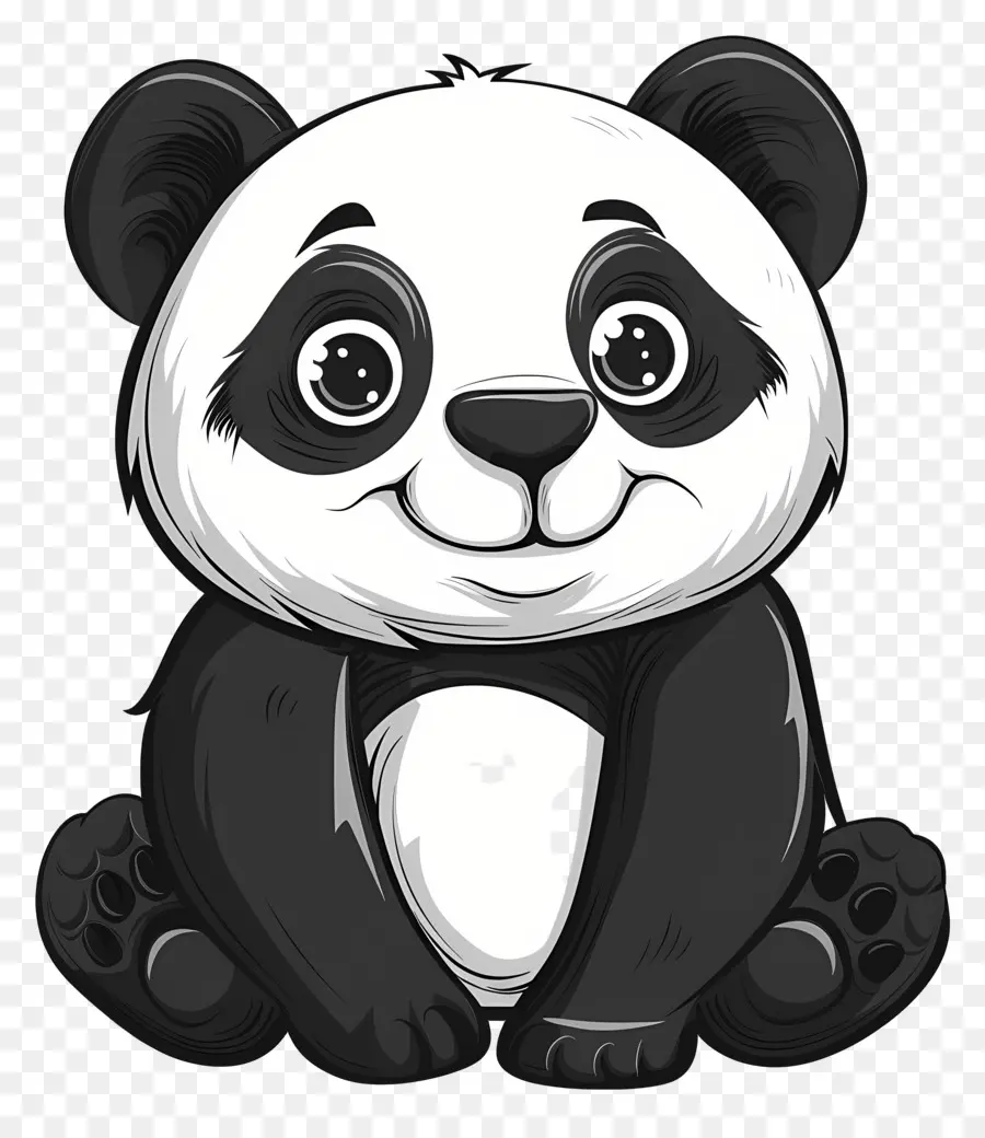 Panda De Dessin Animé，Panda PNG