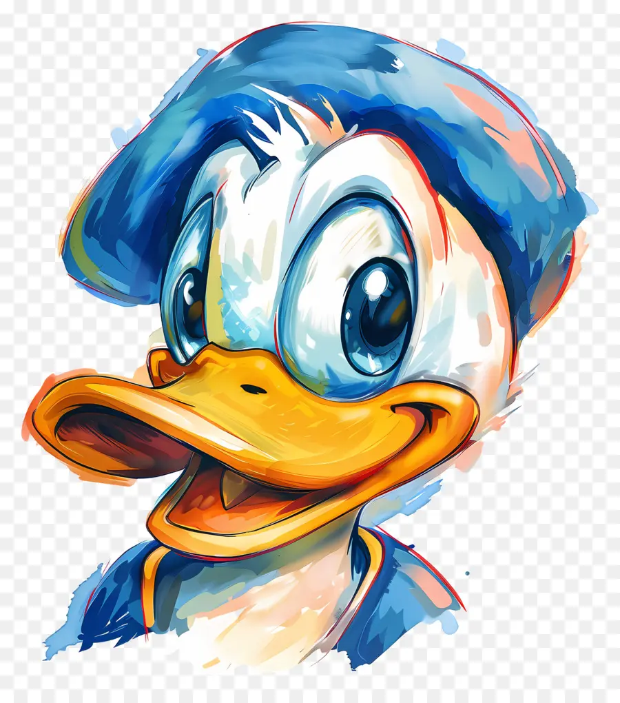 Tête De Canard Donald，Donald Canard PNG