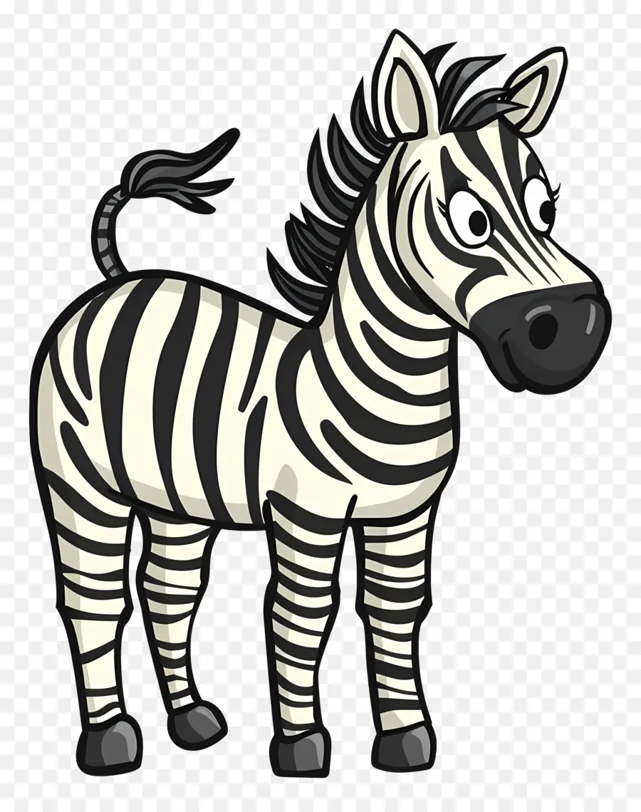 Dessin Animé Zebra，Zèbre PNG