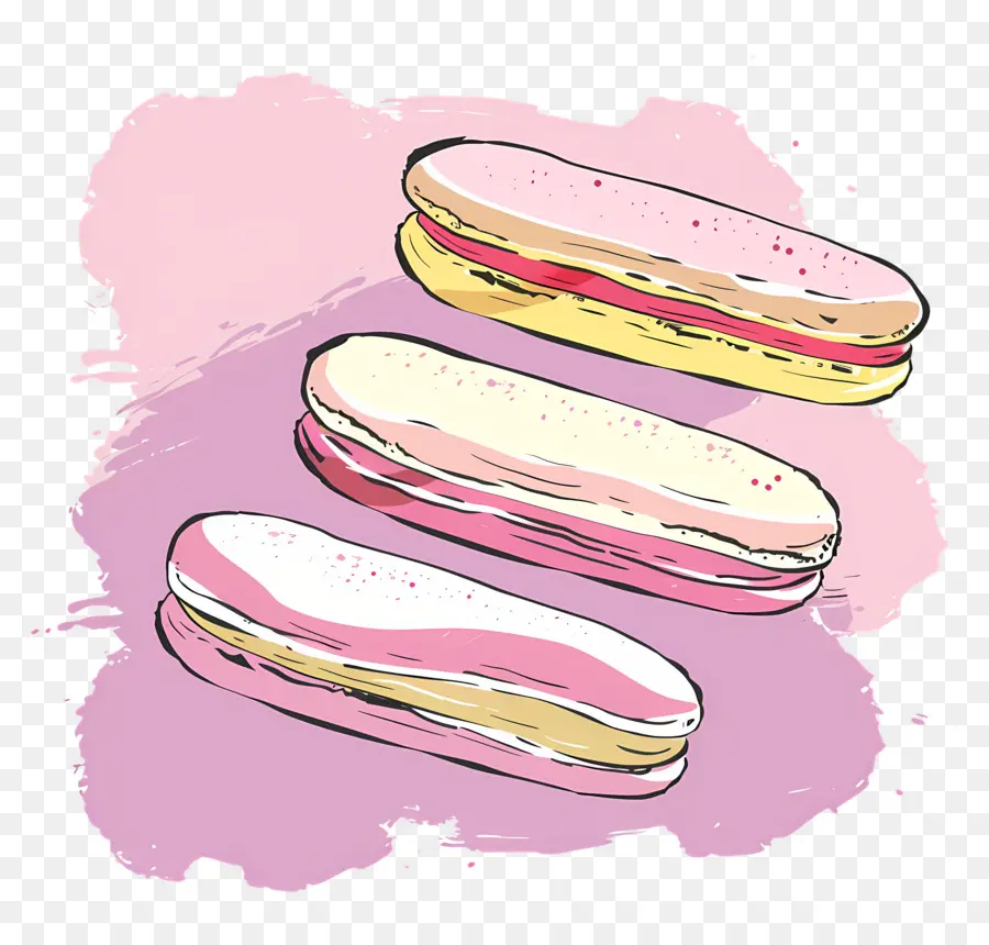 Les éclairs，La Pâtisserie PNG