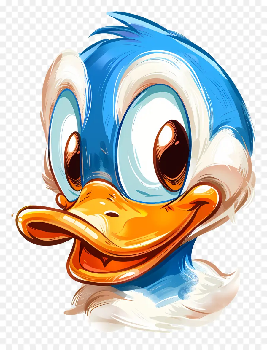 Tête De Canard Donald，Donald Canard PNG