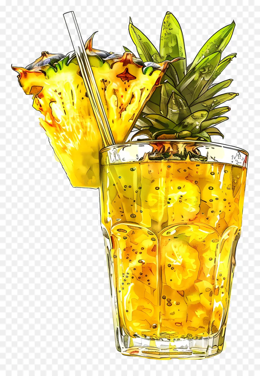 Jus D'ananas，Ananas Boisson PNG