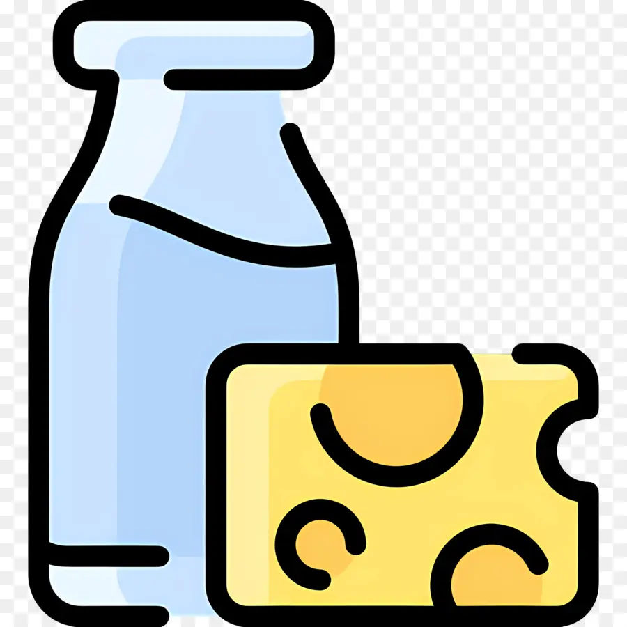 Lait Et Produits Laitiers，Lait Et Fromage PNG