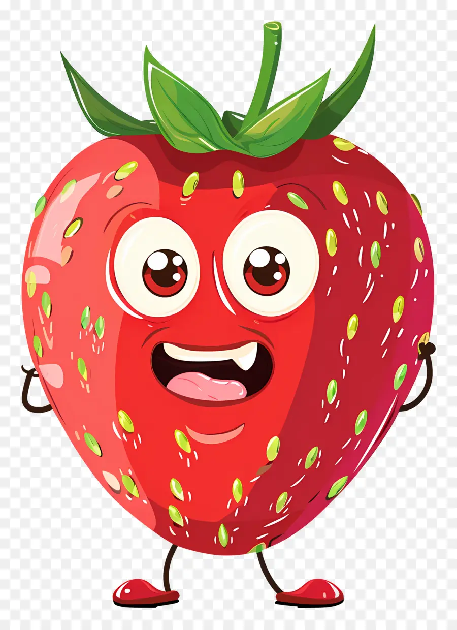 Fraise，Dessin Animé PNG