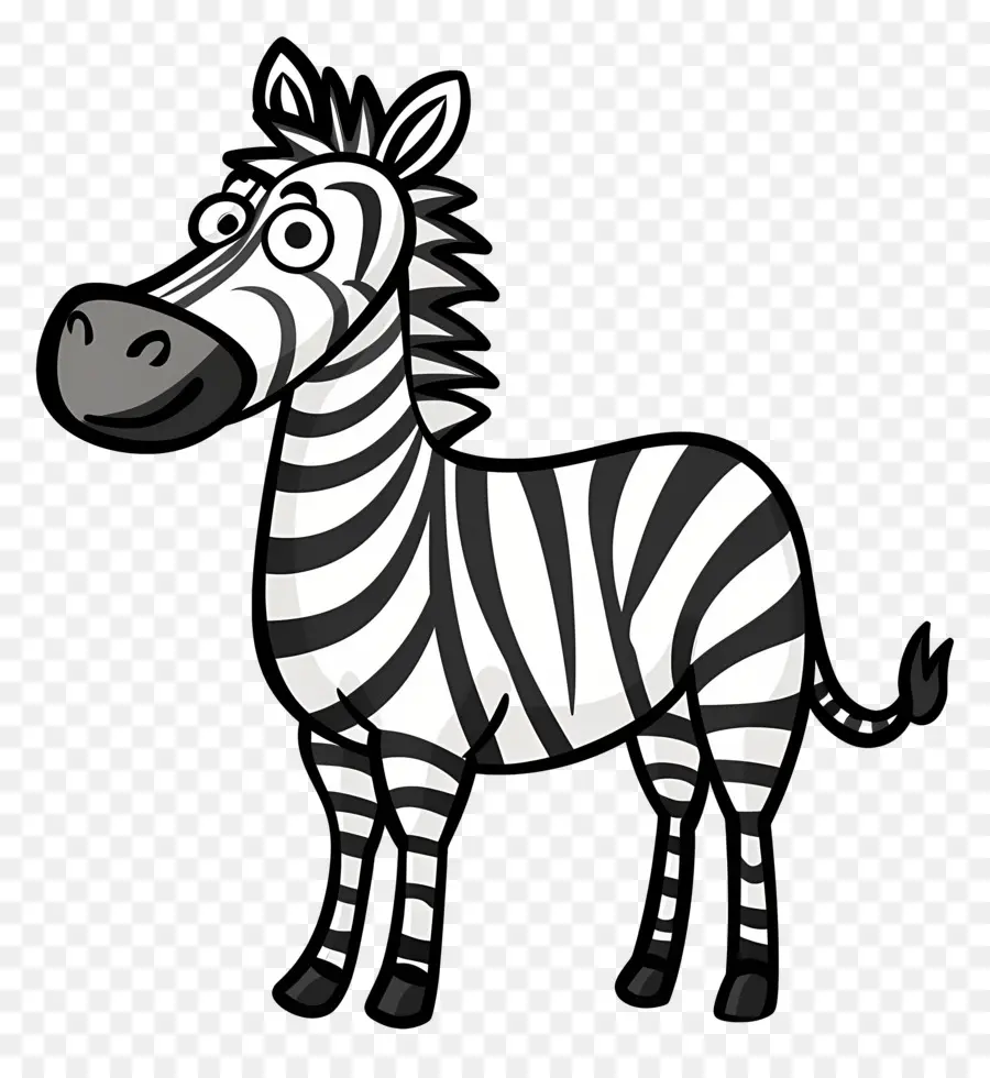 Dessin Animé Zebra，Zèbre PNG