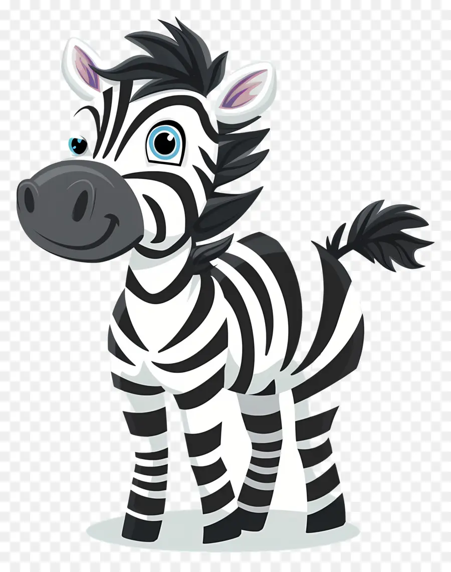 Dessin Animé Zebra，Rayures PNG