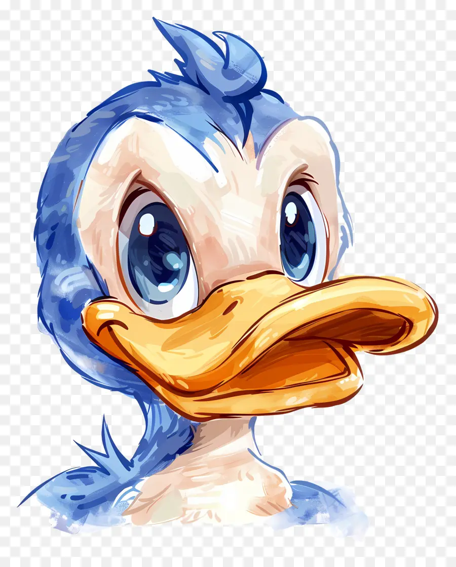 Donald Duck Tête，Bande Dessinée De Canard PNG