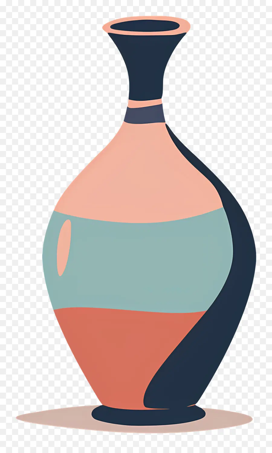 Vase En Céramique，Vase Coloré PNG