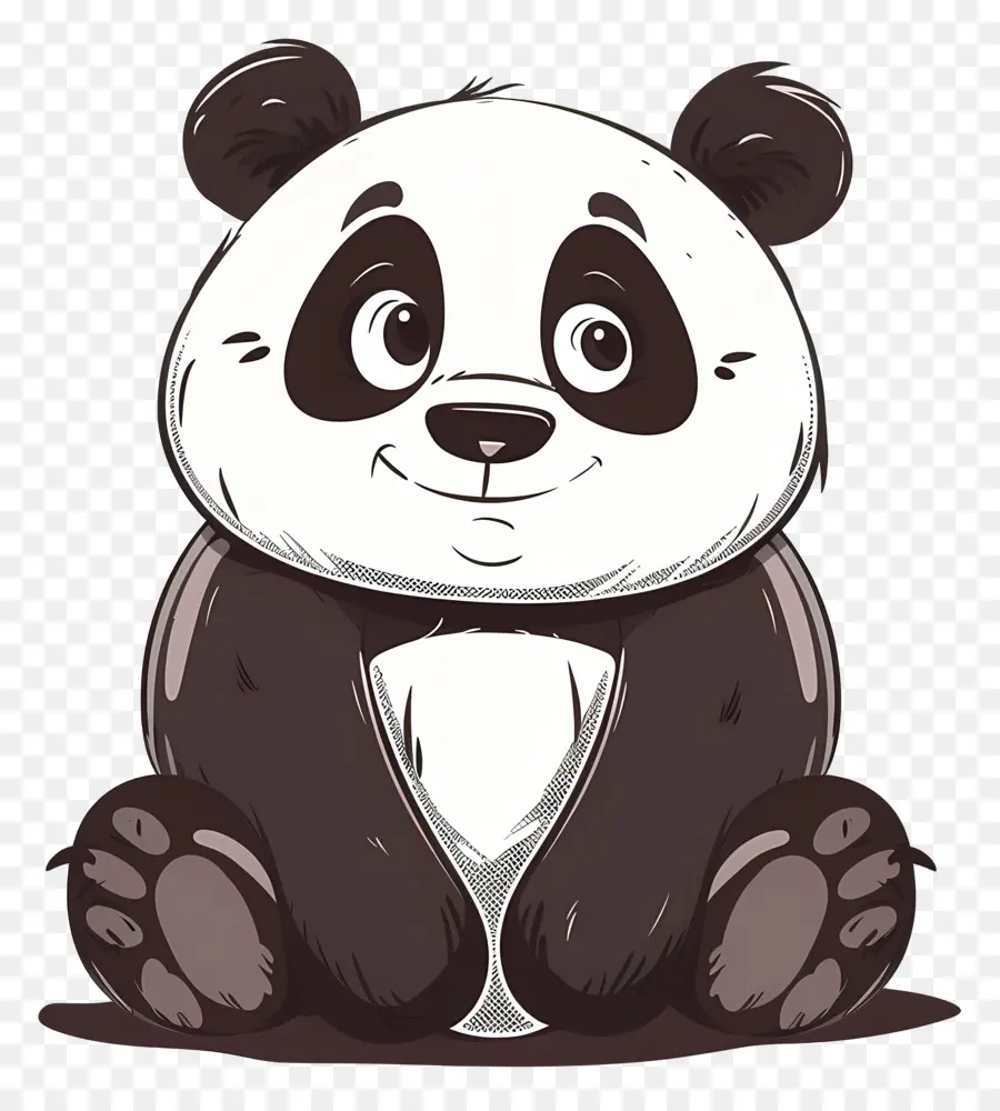 Panda De Dessin Animé，Panda PNG