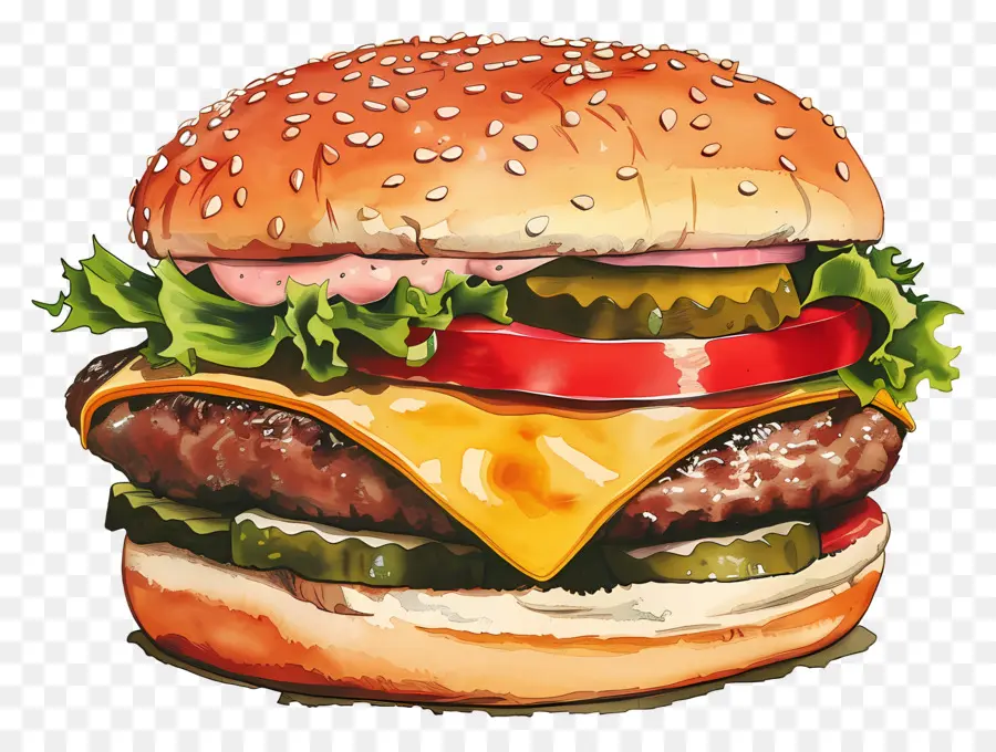 Hamburger，Cheeseburger PNG