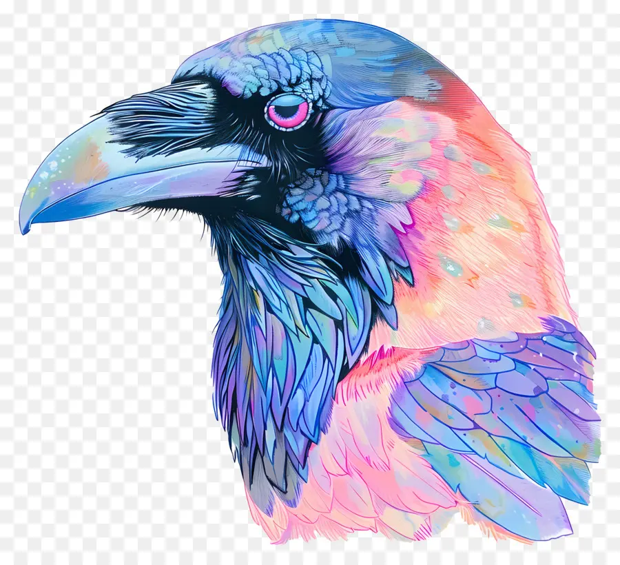 Raven，Oiseau Coloré PNG