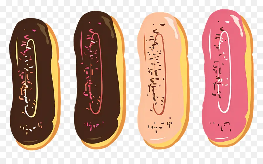 Éclairs，Chocolat PNG