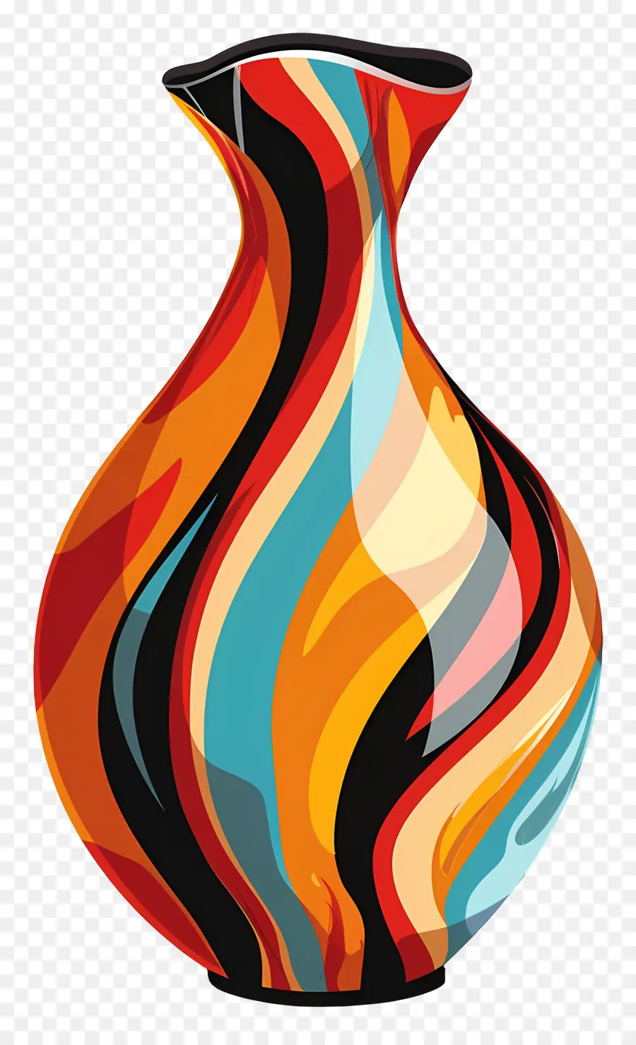 Vase En Argile，Vase Coloré PNG