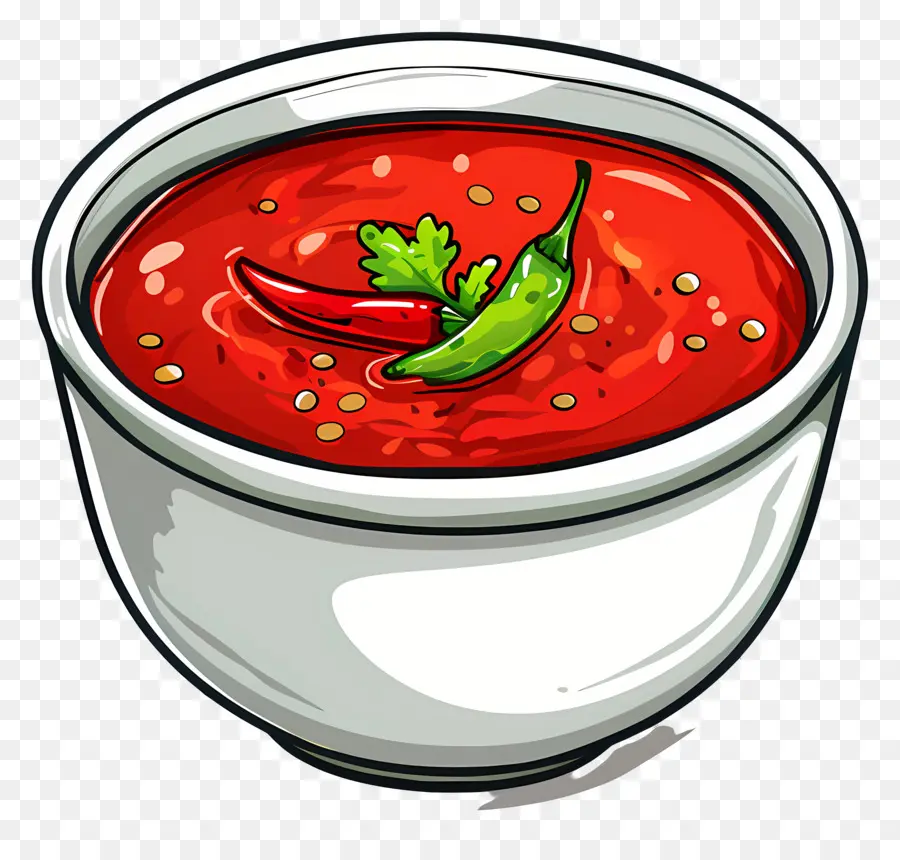 Sauce Chili，Salsa Rouge PNG