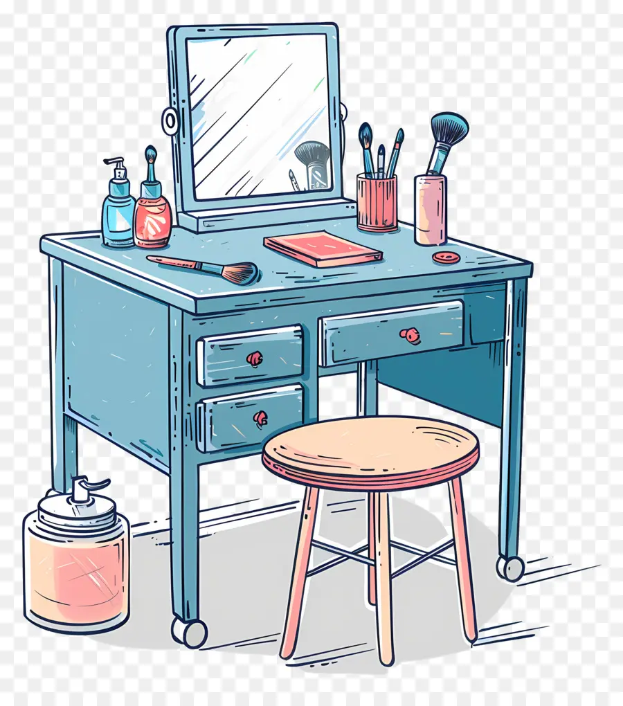 Maquillage，Table De Vanité PNG