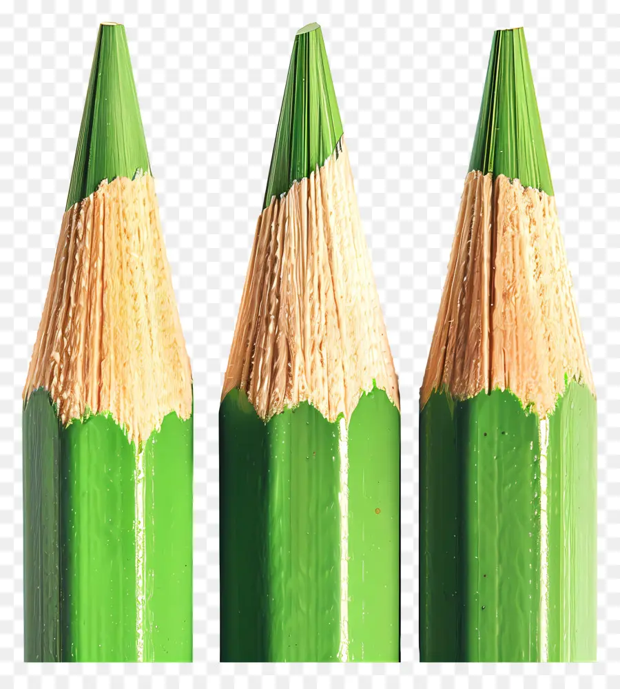 Crayons，Vert PNG