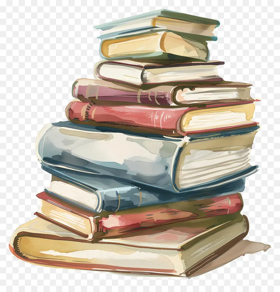 Pile De Livres，Empiler PNG