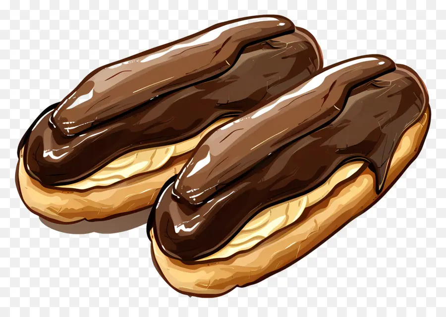 Éclairs，Éclairs Au Chocolat PNG