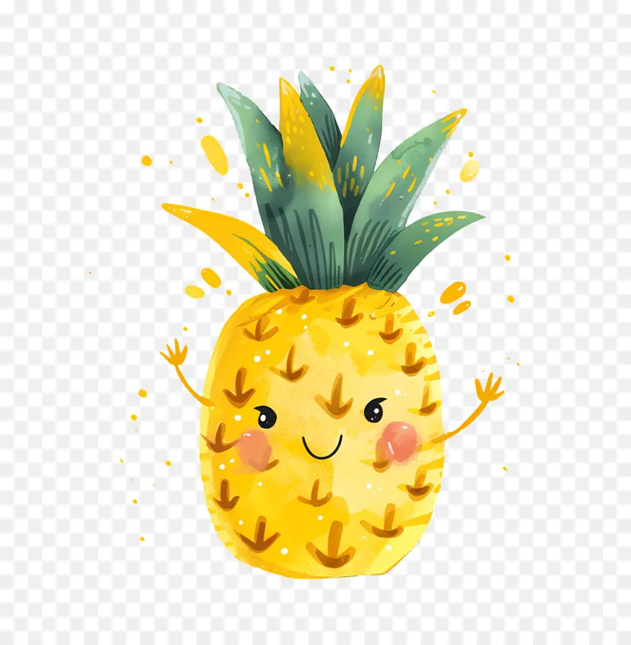 L'ananas，Mignon à L'ananas PNG