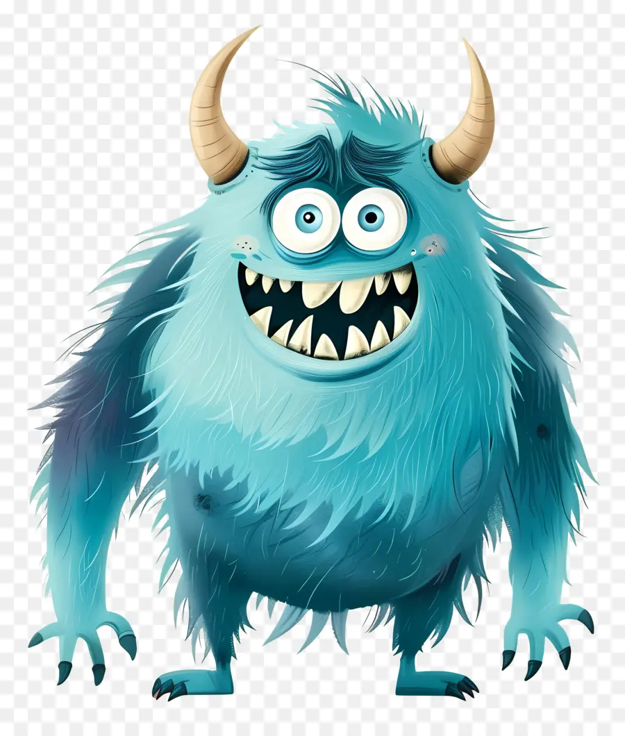 Monstre De Dessin Animé，Monstre Coloré PNG