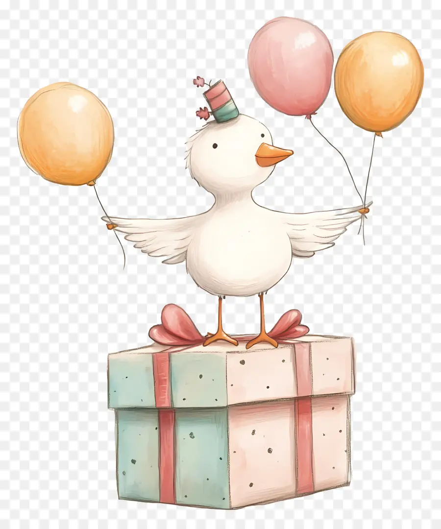 Anniversaire，Canard PNG