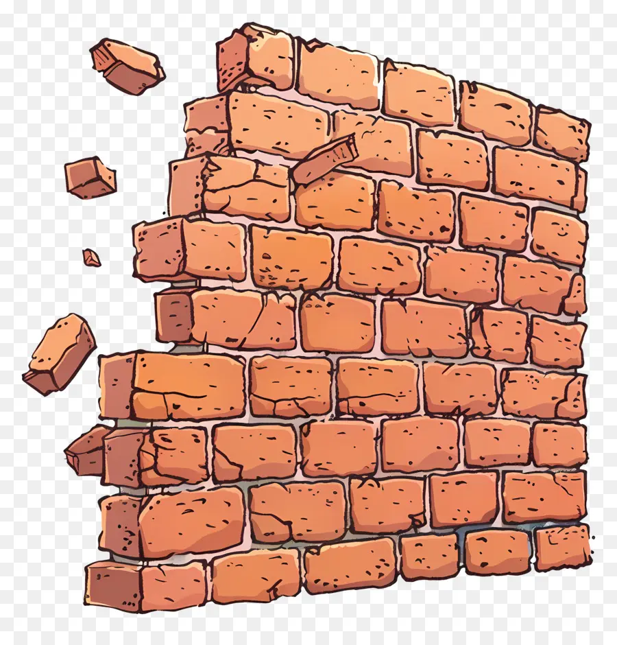 Mur De Briques，Cassé Un Mur En Briques PNG