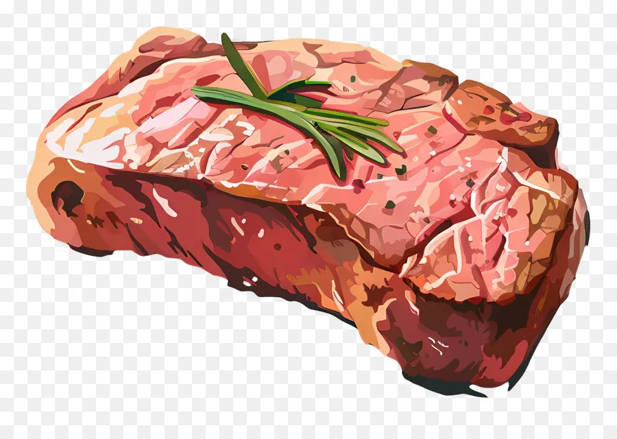 Steak De Viande，Viande Crue PNG