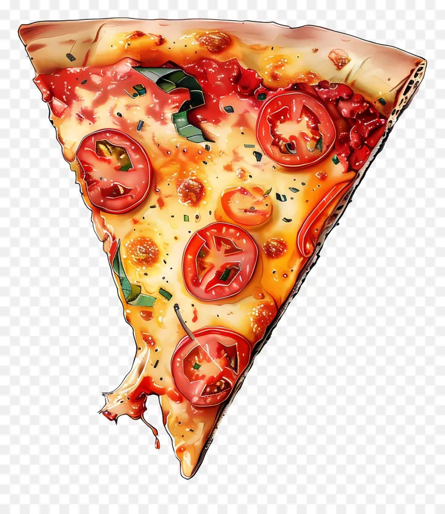 Tranche De Pizza，Fromage PNG