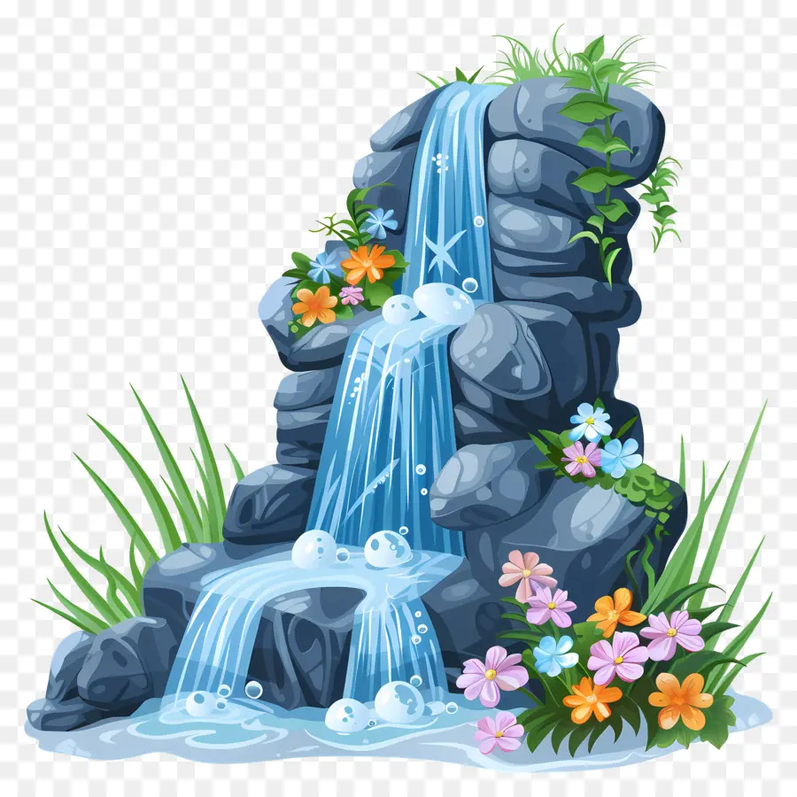 Cascade，Roches PNG