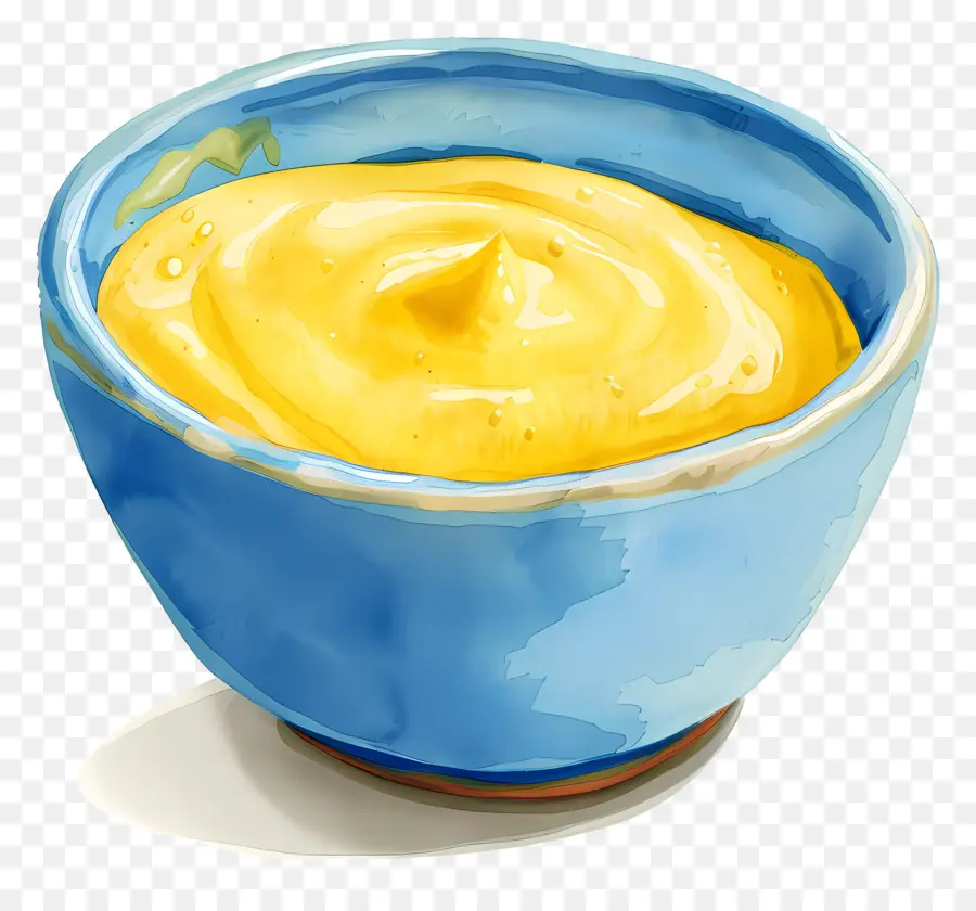 Sauce Hollandaise，Bol De Moutarde PNG