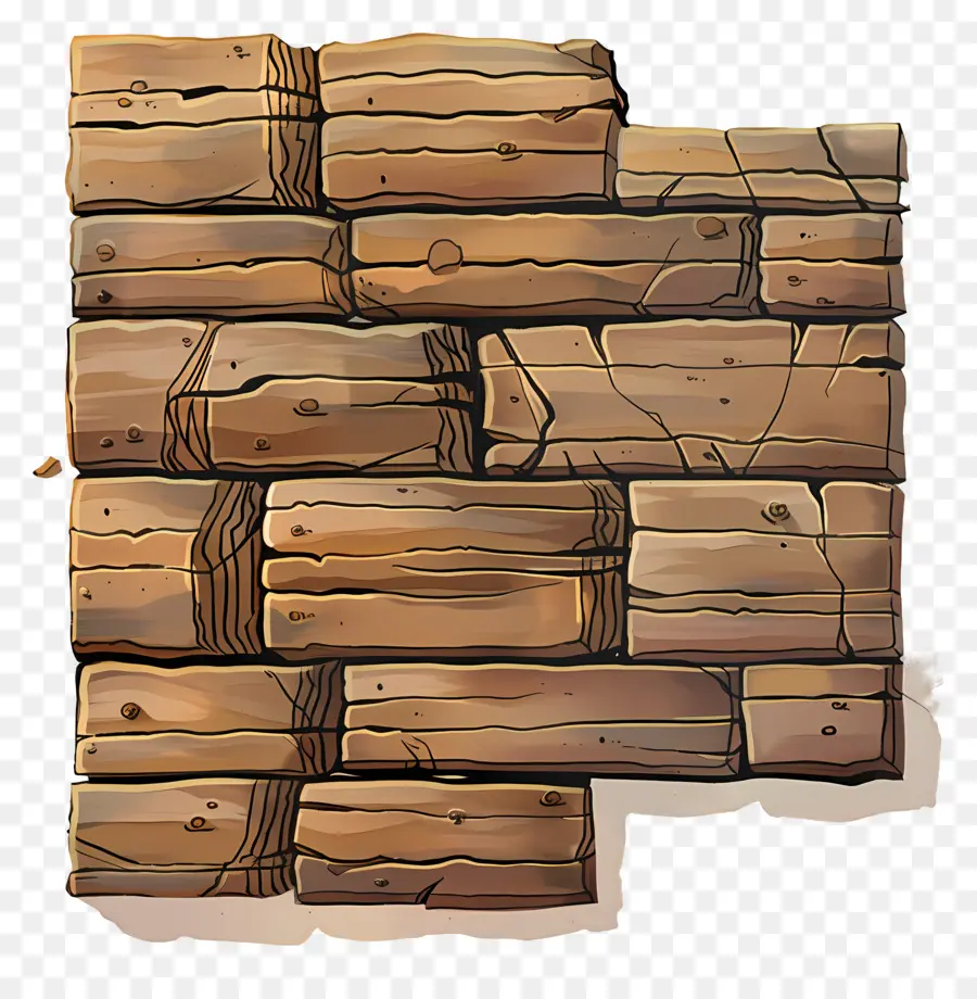 Mur De Briques，Mur En Bois PNG