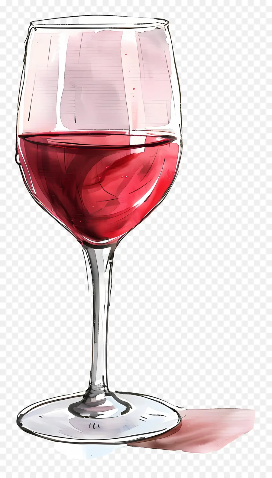 Verre à Vin，Vin Rouge PNG