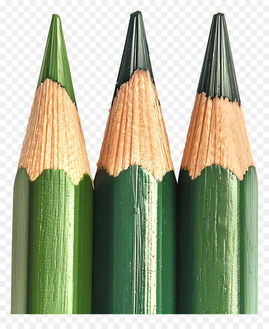 Crayons，Vert PNG